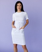Медична сукня жіноча Скарлетт біла
